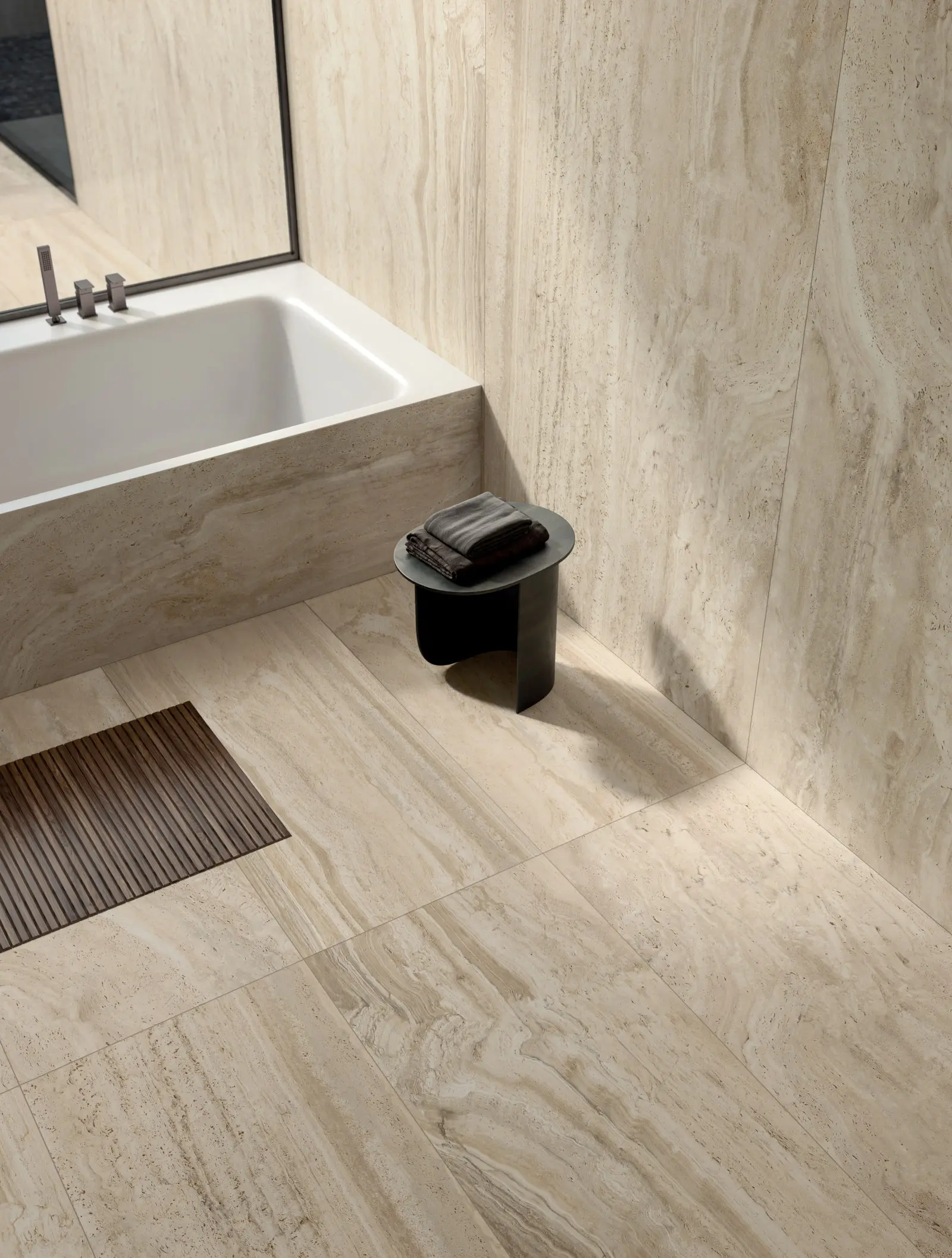 Natuursteenlook - Vloertegel - Beige - 120x280cm - Mat - F25NAVH - Image 4